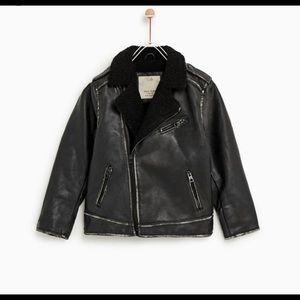 Zara Boy Faux Leather Jacket